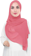Load image into Gallery viewer, Chiffon Hijab Head Scarf Shawl Wrap