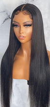 Load image into Gallery viewer, 13x4 Lace Front Wigs Human Hair Straight HD Lace Frontal Wigs Human Hair Pre Plucked with Baby Hair Bleached Knots 150% Density Brazilian Virgin Human Hair Wigs for Black Women Natural