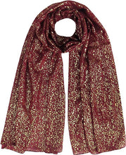 Load image into Gallery viewer, Sparkle Shimmer Gold Glitter Women&#39;s Hijab Muslim Head Wrap Scarf Shawl Lightweight