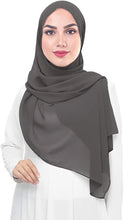 Load image into Gallery viewer, Chiffon Hijab Head Scarf Shawl Wrap