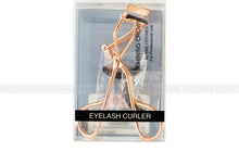 Load image into Gallery viewer, EMILYSTORES Professional Makeup Tool for Eyelashes with 2 Replacement Silicone Refill Pads Pinch Pain Free Metal Eyelash Curler 1PC, Golden Color