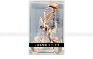 EMILYSTORES Professional Makeup Tool for Eyelashes with 2 Replacement Silicone Refill Pads Pinch Pain Free Metal Eyelash Curler 1PC, Golden Color