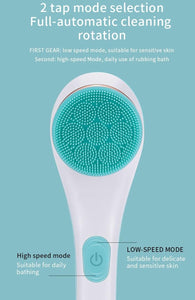 Body Brush Rechargeable, Electric Body Brush Set, Scrubber Shower Brush with Long Handle, Spin Skin Brush with 6 Brush Heads for Cleanse, Massage, exfoliate and Pamper Your Skin in The Shower