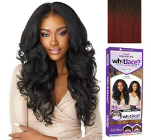 Load image into Gallery viewer, Sensationnel What Lace 13X6 Wigs - Latisha Lacefrontal Hand Tied Glueless Synthetic With Natural Density Preplucked Hairline (Off Black 1B)