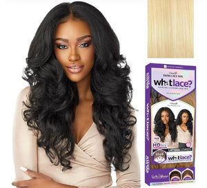Sensationnel What Lace 13X6 Wigs - Latisha Lacefrontal Hand Tied Glueless Synthetic With Natural Density Preplucked Hairline (Off Black 1B)