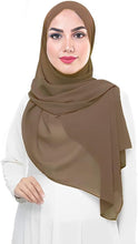 Load image into Gallery viewer, Chiffon Hijab Head Scarf Shawl Wrap