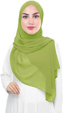 Load image into Gallery viewer, Chiffon Hijab Head Scarf Shawl Wrap