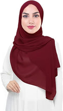 Load image into Gallery viewer, Chiffon Hijab Head Scarf Shawl Wrap