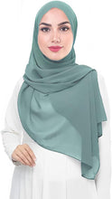 Load image into Gallery viewer, Chiffon Hijab Head Scarf Shawl Wrap