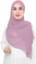 Load image into Gallery viewer, Chiffon Hijab Head Scarf Shawl Wrap