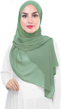 Load image into Gallery viewer, Chiffon Hijab Head Scarf Shawl Wrap