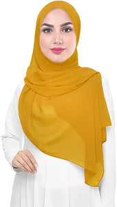 Chiffon Hijab Head Scarf Shawl Wrap