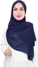 Load image into Gallery viewer, Chiffon Hijab Head Scarf Shawl Wrap