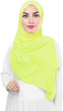 Load image into Gallery viewer, Chiffon Hijab Head Scarf Shawl Wrap