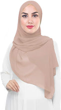 Load image into Gallery viewer, Chiffon Hijab Head Scarf Shawl Wrap
