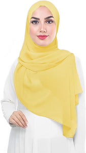 Chiffon Hijab Head Scarf Shawl Wrap
