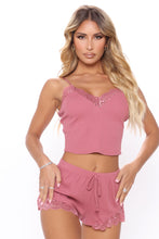 Load image into Gallery viewer, Sleepy Dreams Thermal PJ Short Set
