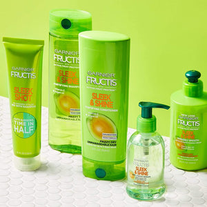 Garnier Fructis Sleek & Shine Anti-Frizz Serum for Frizzy, Dry Hair, 5.1 fl oz