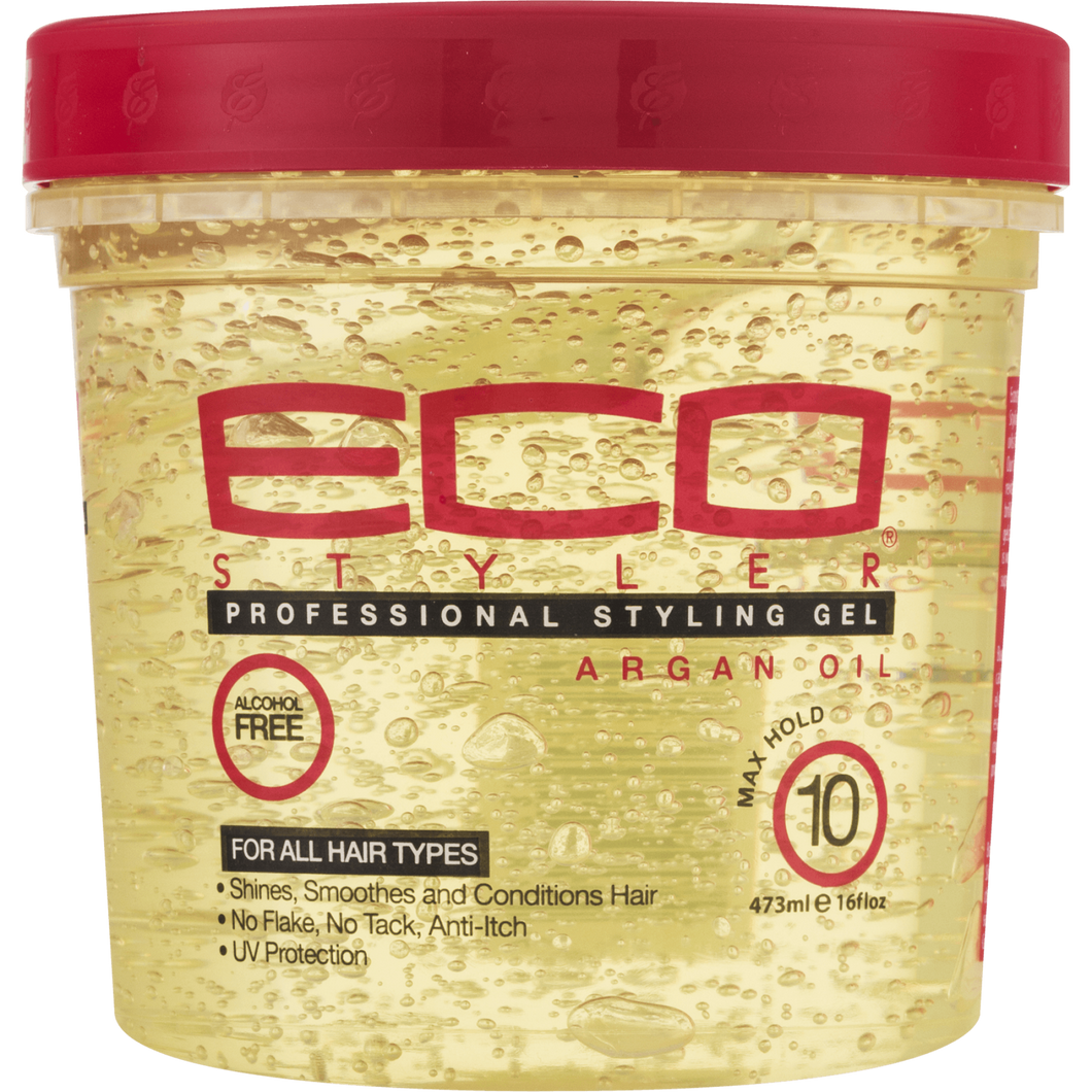 (2 Pack) Eco Style Argan Oil Styling Gel, 16 oz