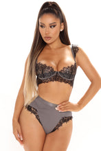 Load image into Gallery viewer, Flirty Cuddles Ribbed Lace 2 Piece Set