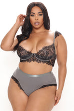 Load image into Gallery viewer, Flirty Cuddles Ribbed Lace 2 Piece Set