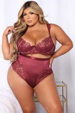 Load image into Gallery viewer, Flirty Sleepover Satin Lace 2 Piece Set