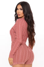 Load image into Gallery viewer, Move Knit Sweater Short Set - White
