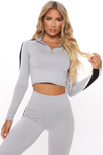 Load image into Gallery viewer, Over You Active Set - Grey/Black