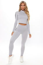 Load image into Gallery viewer, Over You Active Set - Grey/Black