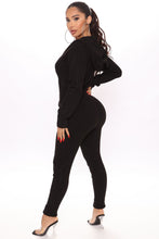 Load image into Gallery viewer, Cutie Hooded Jumpsuit With Ears - Black