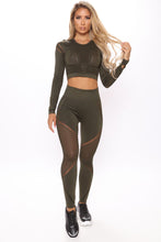 Load image into Gallery viewer, Block Me Active Legging In Infinity  - Heather Grey