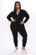 Load image into Gallery viewer, Cutie Hooded Jumpsuit With Ears - Black