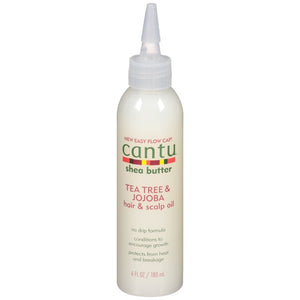 Cantu Cantu Hair & Scalp Oil with Shea Butter Tea Tree & Jojoba, 6 fl oz