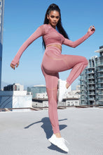 Load image into Gallery viewer, Block Me Active Legging In Infinity  - Heather Grey