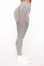 Load image into Gallery viewer, Block Me Active Legging In Infinity  - Heather Grey