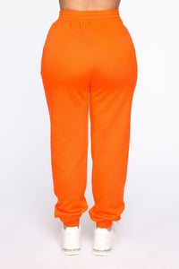 Give It A Rest Jogger - Orange