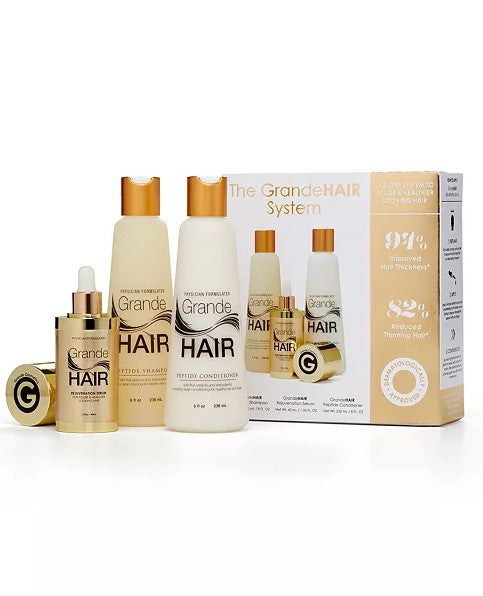 Grande Cosmetics 3-Pc. GrandeHAIR System Set
