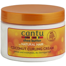 Load image into Gallery viewer, (2 pack) Cantu Shea Butter for Natural Hair Coconut Curling Cream 12 Oz