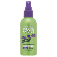 Load image into Gallery viewer, Garnier Fructis Style Curl Renew Reactivating Milk Spray, For Naturally Curly Hair, 5 fl. oz.