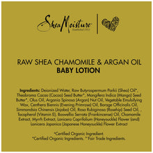 Load image into Gallery viewer, Shea Moisture Raw Shea, Chamomile &amp; Argan Oil Baby Lotion