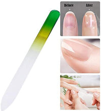 Load image into Gallery viewer, 5 Pack Glass Nail File With Case, Crystal Fingernail Files, Double Sided Finger Nail Files, Professional Manicure Nail Care
