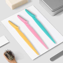 Load image into Gallery viewer, 40Pcs Eyebrow Razors Multipurpose Exfoliating Dermaplaning Tool Face Razor and Eyebrow Razors For Women Man With Precision Cover