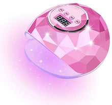 Load image into Gallery viewer, Nail Dryer Led Nail Lamp Nail Dryers for Gel and Regular Polish Professional Salon Curing Lamp Timer Setting Smart Sensor (Pink）
