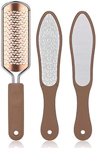Oneleaf 2PCS Professional Pedicure Rasp Foot File Cracked Skin Corns Callus Remover for Extra Smooth and Beauty Foot … (Rose)