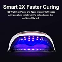 Load image into Gallery viewer, UV LED Nail Lamp/Dryer for Gel Polish with 4 Timer Settings, Auto Sensor and LCD Touch Screen,  Gel Polish Light Curing Lamp
