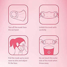 Load image into Gallery viewer, Kids Disposable Face Masks for Child or Adults with Small Face for Single Use, 3D Design, Pack of 50