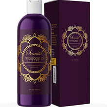 Load image into Gallery viewer, Sensual Massage Oil for Couples - No Stain Lavender Massage Oil for Massage Therapy and Relaxing Massage Oil with Sweet Almond Oil for Skin - Anti Aging Moisturizer and Natural Body Oil for Dry Skin