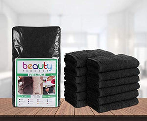 Beauty Threadz Salon Towels, 16 x 27 Inches Highly Absorbent Towels for Hand, Gym, Beauty, Hair, Spa, and Home Hair Care
