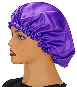 Wig Bonnet Edge Scarf Set, Stain Edge Laying Scarf for Lace Frontal Wigs, Double-Layered Satin Sleep Bonnet for Kids and Adults (Various 1pcs Bonnet+ 1pcs Frontal Wraps)
