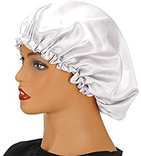 Load image into Gallery viewer, Wig Bonnet Edge Scarf Set, Stain Edge Laying Scarf for Lace Frontal Wigs, Double-Layered Satin Sleep Bonnet for Kids and Adults (Various 1pcs Bonnet+ 1pcs Frontal Wraps)
